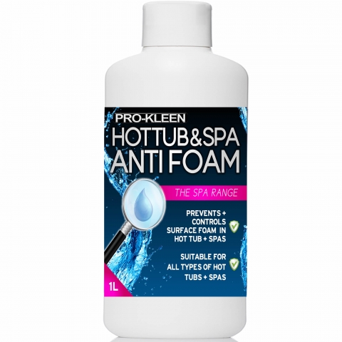 1L Pro-Kleen Hot Tub and Spa Anti Foam