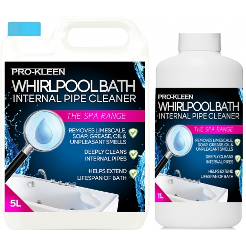Pro-Kleen Whirlpool & Jacuzzi Bath Internal Pipe Cleaner 1L/5L
