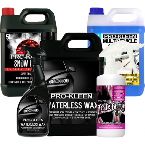 Pro-Kleen Elite Waterless Car Wash and Alloys Detailing Kit